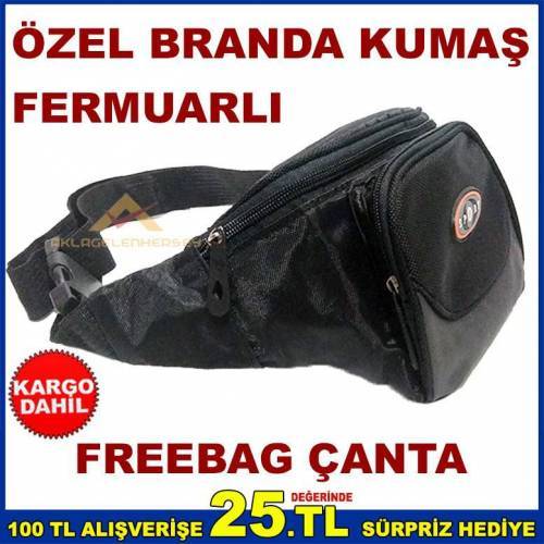 Bele Bağlanan Sağlam Branda Kumaş Freebag Çanta