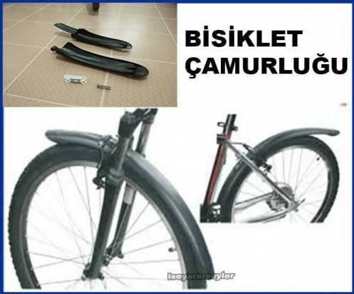Ön Ve Arka İki Parça Vidalı Bisiklet Çamurluğu