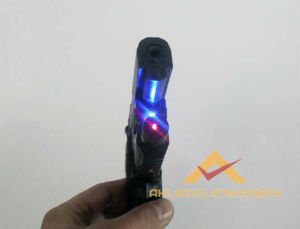 MAVİ LEDLİ BONCUK ATAN ŞARJÖRLÜ LAZER TABANCA KD
