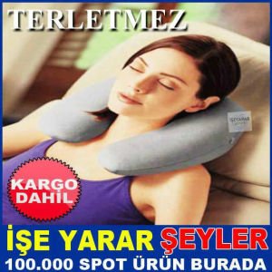 Rahat bir uyku için şişme boyun ağrısı önleme yastığı SEYAHAT ve YOLCULUK İÇİN ŞİŞME BOYUN YASTIĞI-2