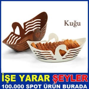 Kuğu model ekmek,meyve sepeti.Şık ve Sağlam en kaliteli plastikten üretim suda yüzen kuğu ekmeklik