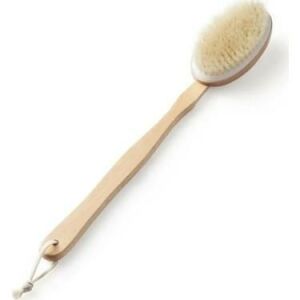 Doğal At Kılı Masaj Özellikli Ahşap Çıkabilen Saplı Banyo Fırçası