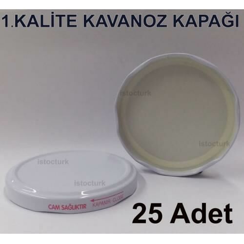 25 adet Kaliteli Cam Konserve Kavanoz Kapağı 82mm Kavanoz için