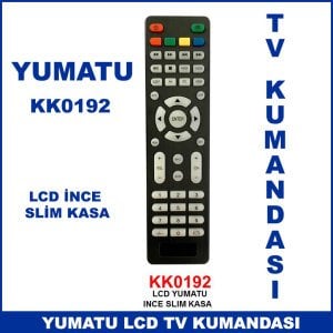 Yumatu LCD Tv İnce Slim Kasa KK0192 - Televizyon Kumandası