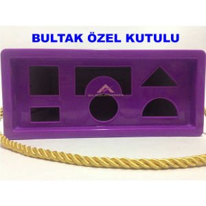30 PARÇA RENK DOLU AHŞAP BLOKLAR BULTAKLI ÖZEL KUTUSUNDA EĞLENCELİ AHŞAP BLOK PUZZLE