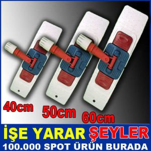 60 CM PALETLİ NEMLİ MOPLAR İÇİN UYGUN HERYÖNE HAREKET EDEBİLEN MASFALA SAHİP PASPAS APARATI