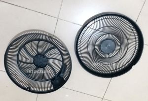 2li Set 22''inç MCS Vantilatör Yedek Parçası Motor Bağlama Kafesi Arka Panjur ile Ön Hava Panjuru Set