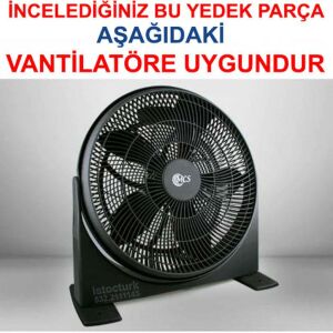 BüyükBoy 22''inç MCS Vantilatör Yedek Parça Satışı Motor Bağlama Kafesi Arka Panjur 55cm %100 Uyumlu