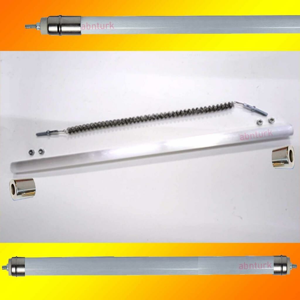 Full Ufo Set 2750W Resistans Teli+90cm Cam Tam Set Kumtel Ecoray İnfrared Isıtıcı Filament Buzlu Cam