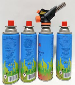 220g x 4 Adet Tüp Dahil Kendinden Çakmaklı Alev Ayarlı Kartuş Pürmüz Mutfak,El İşçiliği,Tamirat Kamp