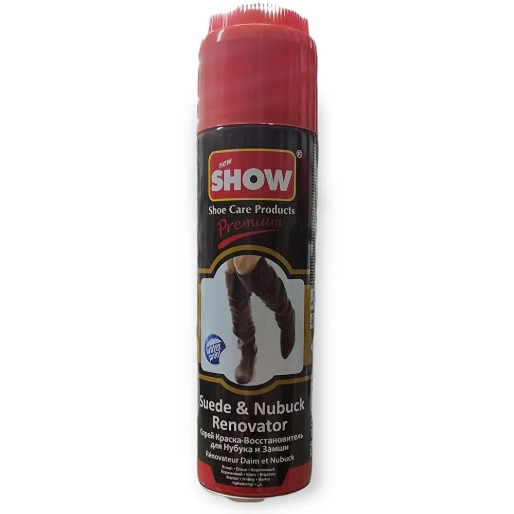 Kaliteli Kahverengi Süet Nubuk Sprey Boyası 250 ML Ayakkabı Sprey Boyası