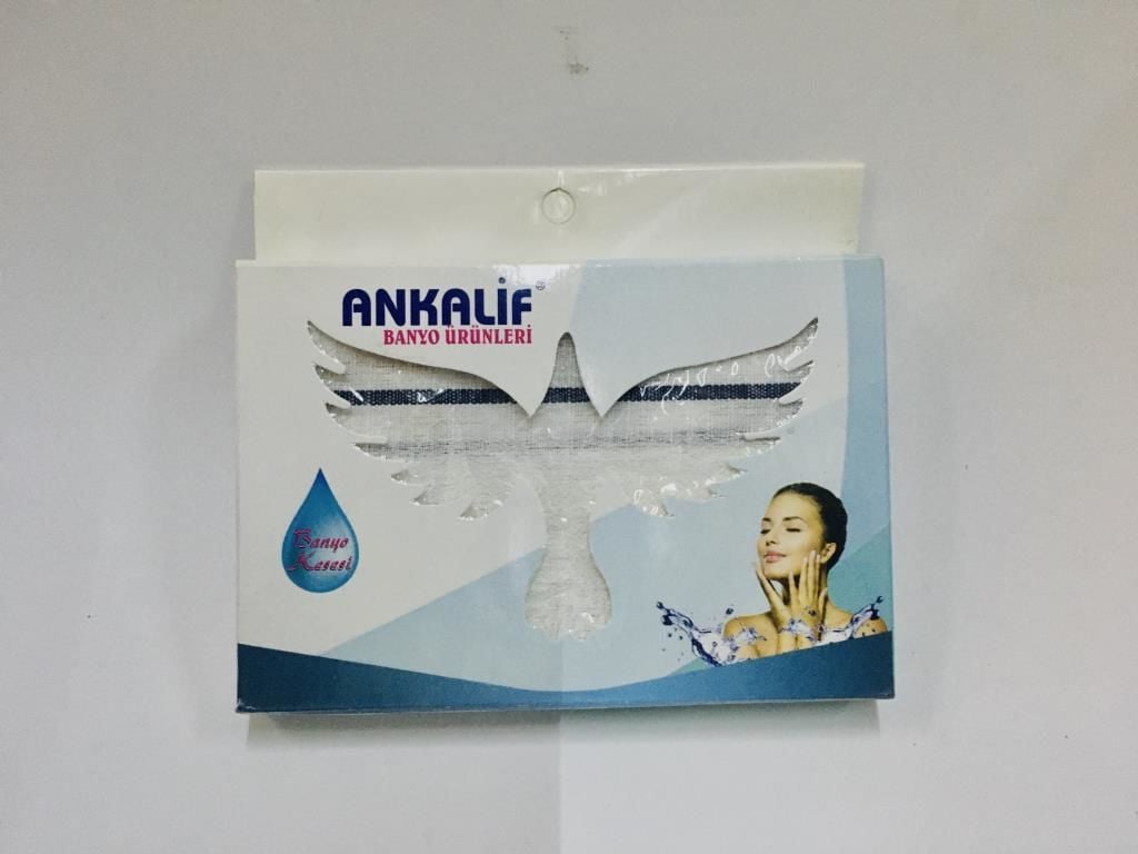 Hakiki İpek Banyo Kesesi Suya Girdiğinde Toplanan Ankalif Banyo Ürünleri