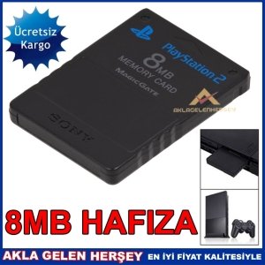 Ücretsiz Kargo SONY PLAYSTATİON 2 MEMORY 8mb HAFIZA KARTI