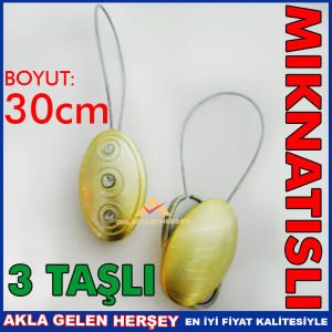 DEKORATİF GOLD MIKNATISLI PERDE TOPLAMA MANDALI