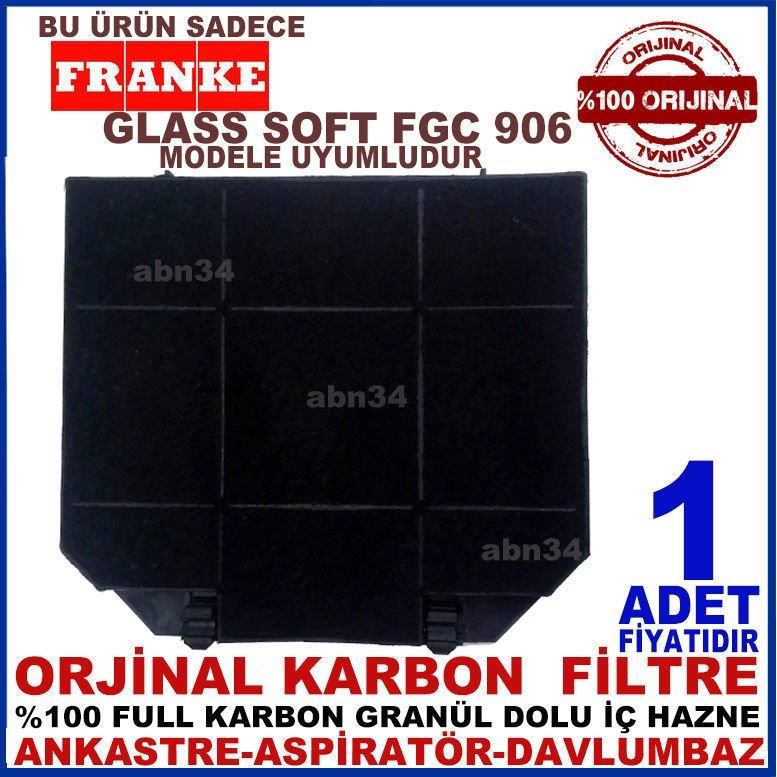 Franke Glass Soft Fgc 906 Ankastre Davlumbaz Aspiratör Karbon Filtresi-1013