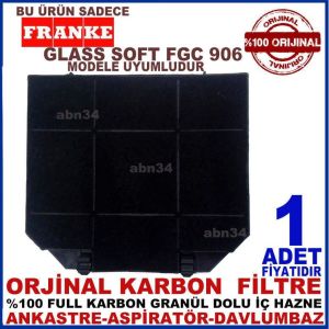 Franke Glass Soft Fgc 906 Ankastre Davlumbaz Aspiratör Karbon Filtresi-1013