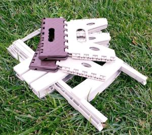 Oto Bagaj Tipi Katlanır Masa Sandalye Seti 2 Oturak+Sehpalı Plastk Piknik,Balkon,Bahçe Fiskos Takımı