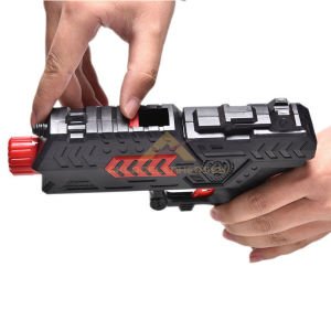 20cm 2in1 Nerf Style Hem Yumuşak Mermi Hem Su Topu Atan Silah Oyuncak Nerf Paintball Tabancası-1