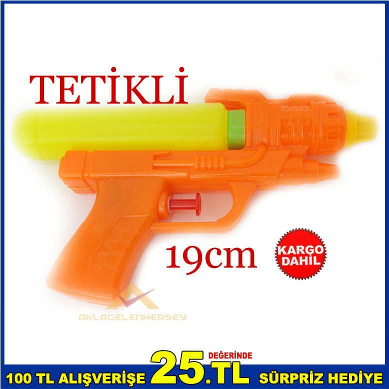 MÜKEMMEL SU FIŞKIRTAN 19cm OYUNCAK SU TABANCASI-1
