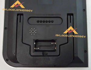 Büyük boy büyük rakamlı Dijital duvar saati KK5887 termometre,alarm LCD ekran dijital takvim 27x23cm