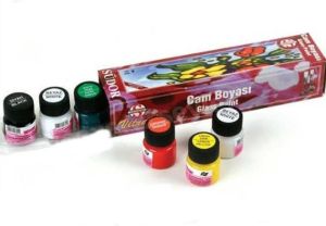SÜDOR 6'lı Set non-toxic pet şişe cam boya seti