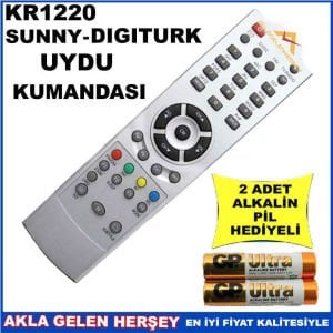 DİGİTÜRK UYDU CİHAZI Receiver KUMANDASI KR1220