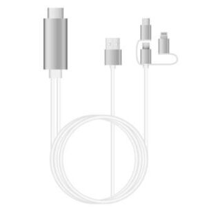 Mira Screen 3 in 1 HDMİ TYPE C-İPHONE-MİCRO USB SES VE GÖRÜNTÜ