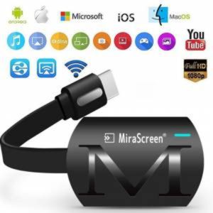 Yeni Sürüm 2019 MiraScreen G4 Kablosuz HDMI Görüntü Aktarıcı 1080