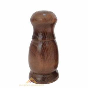 10 Cm Ahşap Şimşir 3 Delik Biberlik Baharatlık
