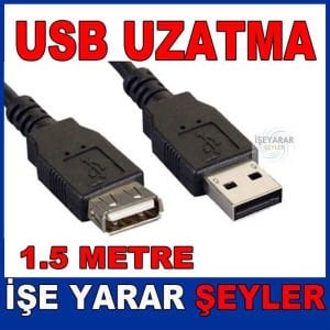 USB UZATMA KABLOSU ERKEK - DİŞİ 1.5 METRE