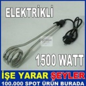 Su ısıtıcı resistanslı çubuk pratik ve kolay daldırma sistem 1500