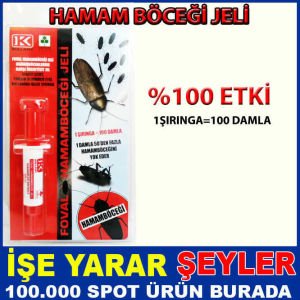 HAMAM BÖCEĞİ YOK EDİCİ %100 ETKİLİ JEL
