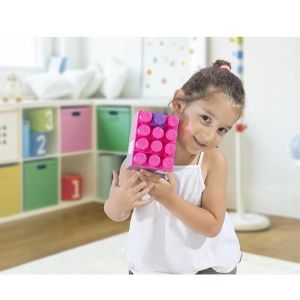 Dolu Unicorn Çantalı Mega Blok 70 Parça