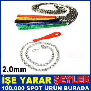 2.0mm Kalınlık 100cm Köpek Gezdirme Zinciri