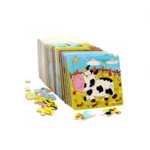 ER263 Küçük Puzzle Eğitici Ve Sağlıklı Ahşap Oyuncak