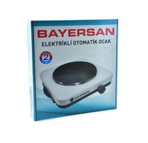 Bayersan Elektrikli Ocak 1000 Watt Tek Gözlü Süper Dayanıklı Ocak