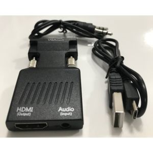 VGA TO HDMI DÖNÜŞTÜRÜCÜ CONVERTER GÖRÜNTÜ VE SES ÇEVİRİCİ
