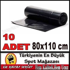 10 ADET JUMBO BOY DOĞA DOSTU ÇÖP TORBASI 80X110cm ENDÜSTRİYEL ÇÖP POŞETİ