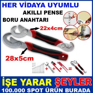 2li SET HER VİDAYA UYUMLU AKILLI ANAHTAR TAKIMI 9-32mm ARASI TÜM VİDALARA ÇOK AMAÇLI BORU ANAHTARI
