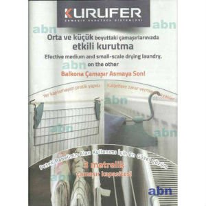 HER KALORİFERE TAKILAN 70cm ÇAMAŞIR ASKISI 5 TELLİ PORTATİF KALORİFER TİPİ HIZLI ÇAMAŞIR KURUTMALIĞI