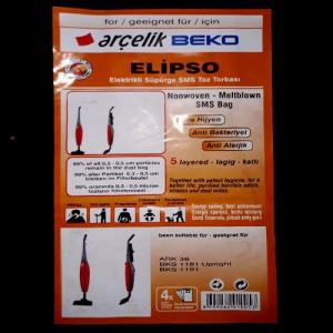 Beko Bks 1181 1191 Elektrikli Süpürge Sentetik Toz Torbası 4 Adet 