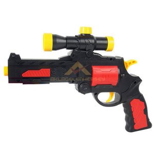 27cm 2in1 Nerf Style Hem Yumuşak Mermi Hem Su Topu Atan Büyük Silah Oyuncak Nerf Paintball Tabancası