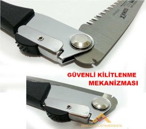 KİLİT MEKANİZMALI KATLANABİLİR BUDAMA TESTERESİ