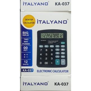 İtalyano KA-037 3A Yüksek Kaliteli  Digital Masaüstü Hesap Makinesi
