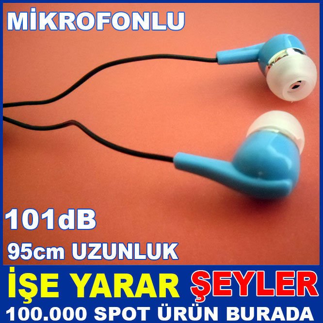 E66 STEREO MAVİ MP3 CEP TELEFON KULAKLIĞI