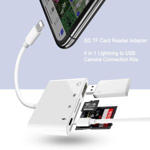 İPHONE,İPAD LİGHTNİNG TO TF,SD CARD USB KAMERA ADAPTÖRÜ
