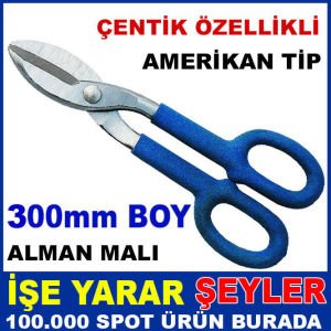 AMERİKAN TİPİ ÇENTİK ÖZELLİKLİ TENEKE MAKASI