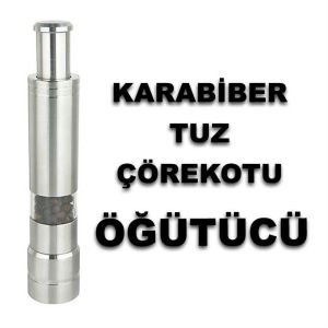 TEK ELLE KULLANILABİLEN KARABİBER, TUZ VE ÇÖREKOTU ÖĞÜTÜCÜ
