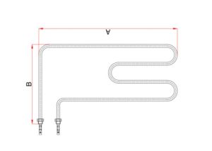 3000W Ltipi Benmari Rezistansı Kıvrık Ø8.5mm Ci-Ni K080 Kalite Orjinal Paslanmaz Türk Malı Resistanz