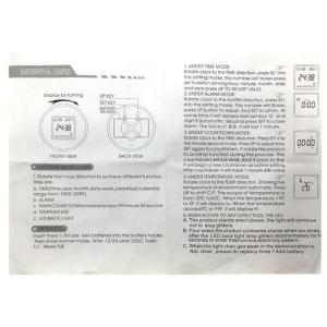 4 Fonksiyonlu Led Işıklı Alarmlı Termometreli Dijital Masa Saati Kronometreli Dekoratif Saat